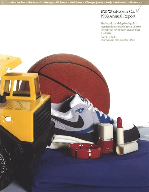 F.W. Woolworth Company, Woolworth Corporation, Venator Group, and Foot Locker, Inc. 1988